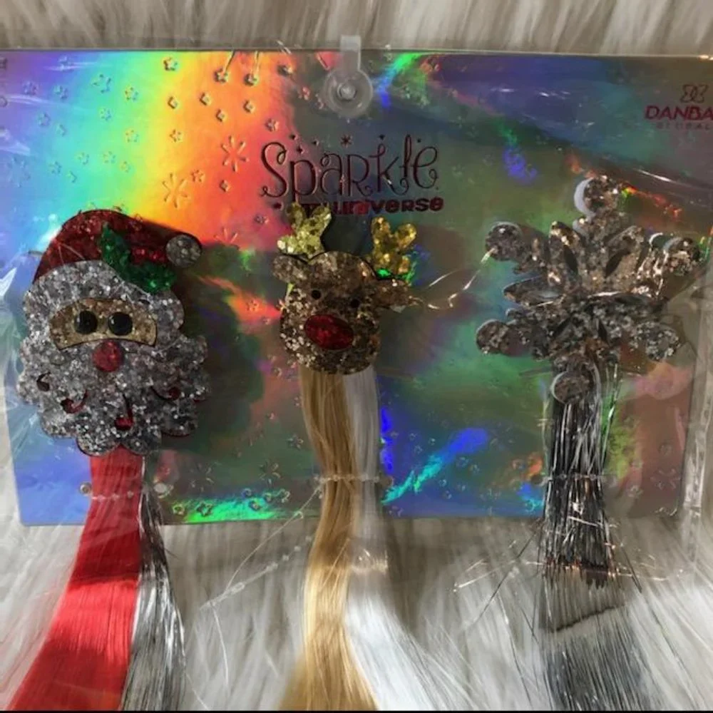 Sparkle Universe Holiday Themed Hair Extension Clips